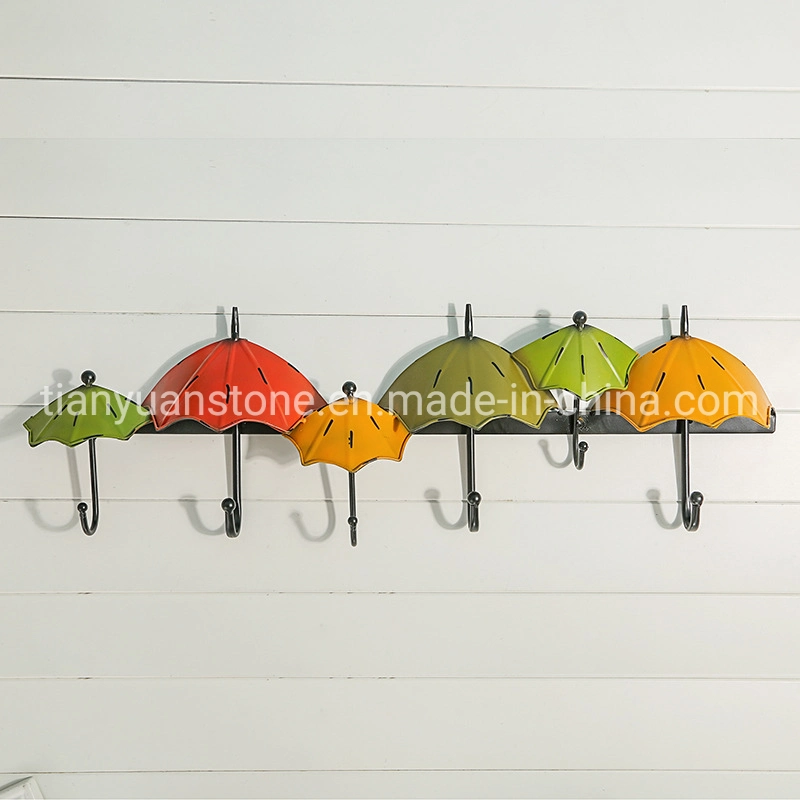 El Arte de Hierro de Amazon paraguas Maceta colgar de la pared de metal colgante de jardín de Hardware de procesamiento de productos de artesanía personalizada