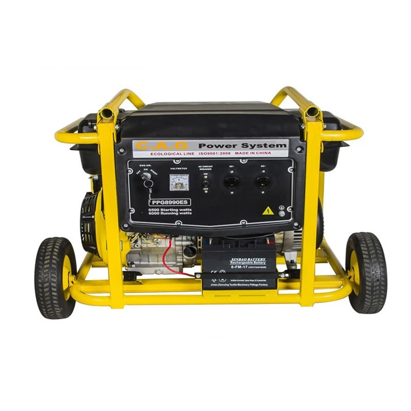 7 kVA 7.5 Kw 7kw Gas/Petrol Motor Power Generators 3 Phase Electric Generator