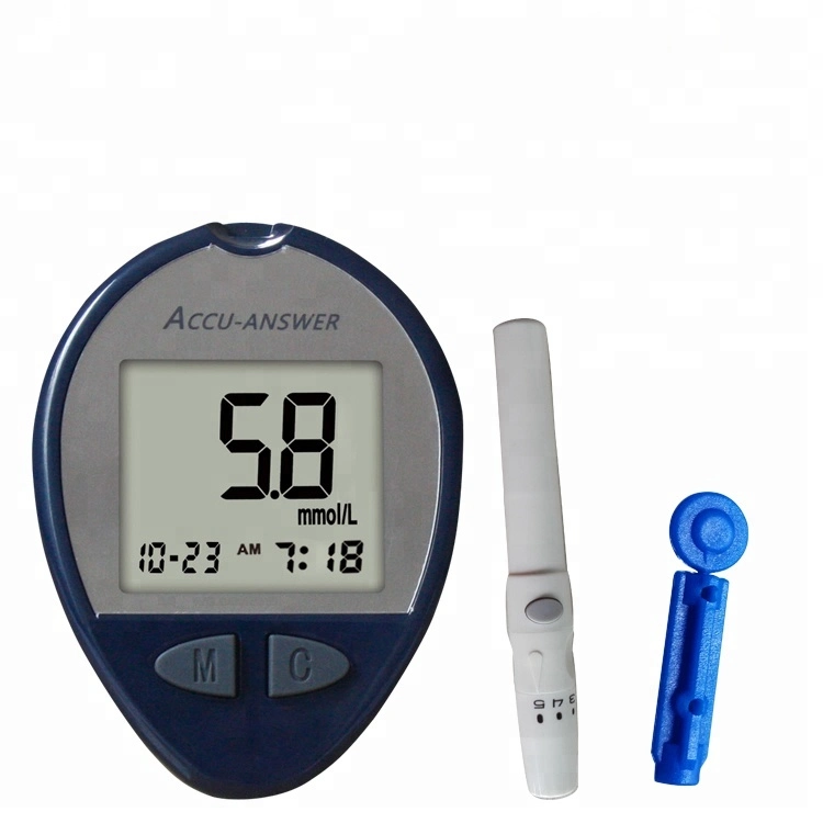 Household Multi-Purpose Fully Automatic Rechargeable Sugar Testing Machine Blood Glucose Meter with Test Strips