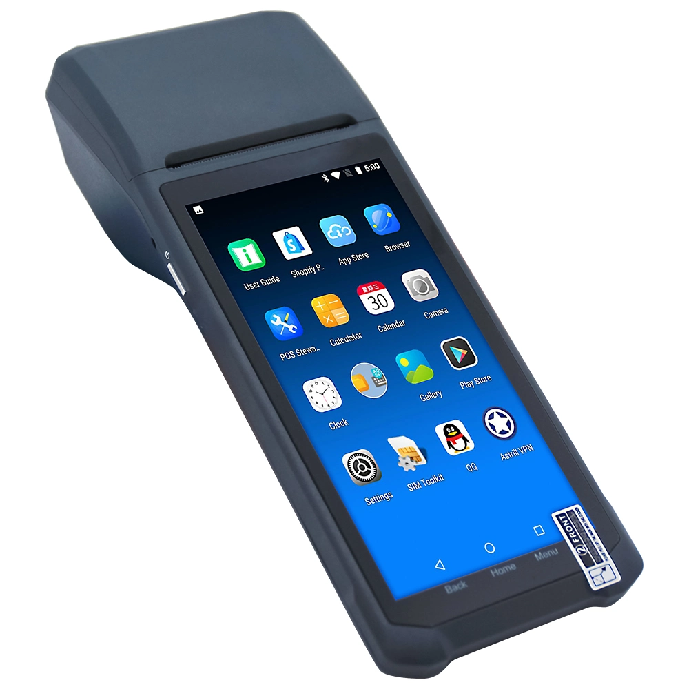 6 Inch Android Handheld POS Smart Mobile Terminal with Printer and Scanner