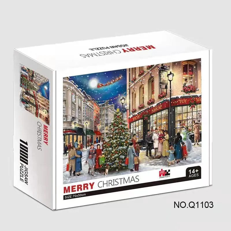 Heißer Verkauf Weihnachten Werbegeschenk Puzzle-Set