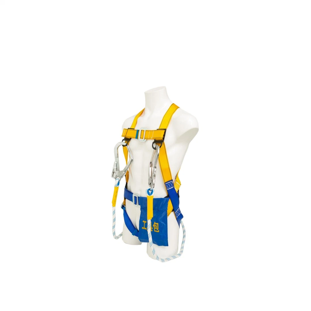 Worker Aerial Working CE PPE Webbing Fall Arrest Full Body Safety Harness