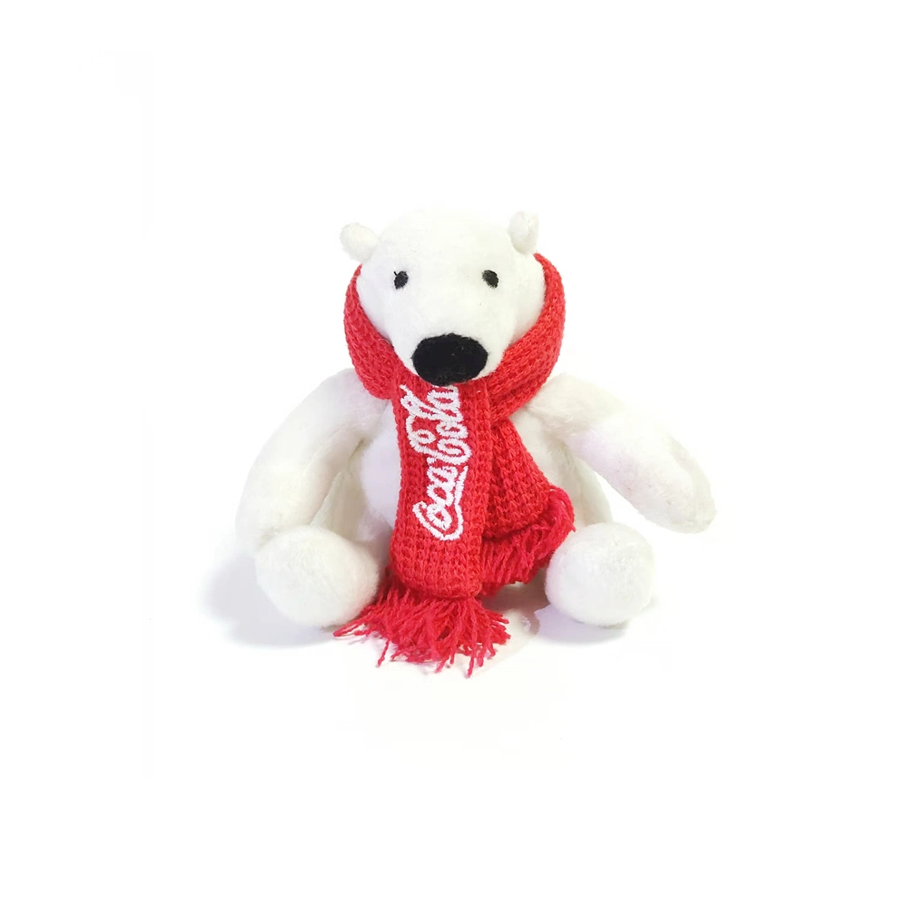 Cocacola Teddy Bear White Animal Stuffed Soft Custom Made Plush Toys