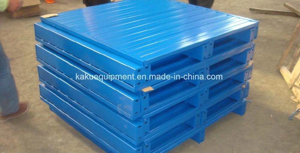 Industrial Customized Warehouse Storage Powder Coated Single Side Steel Metal Pallet