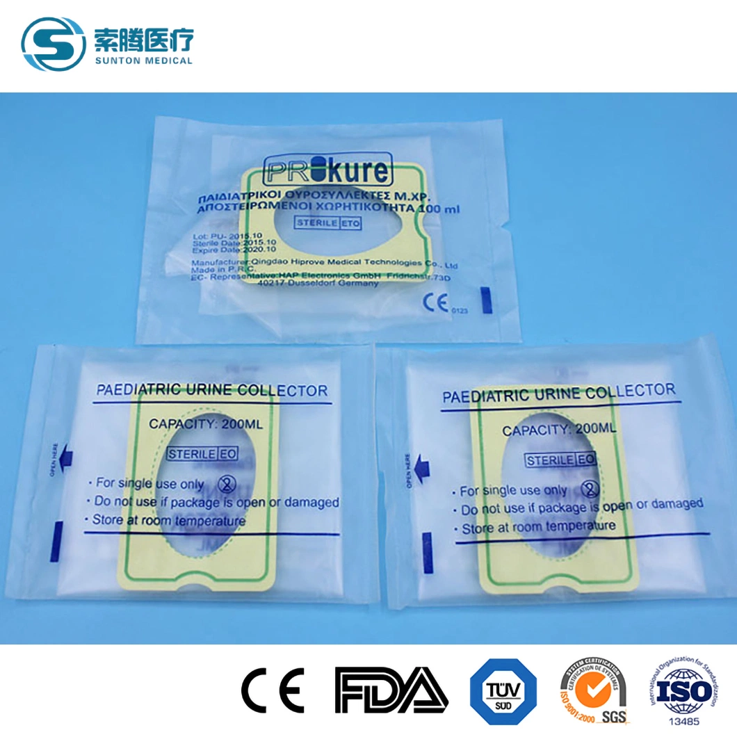 Sunton China Pediatric Urine Bag China Medical Urine Bag Supply Price Medical Equipment Disposable 2000 Cc - Tube 130cm - Bulk Adult Plastic Pediatric Urine Bag