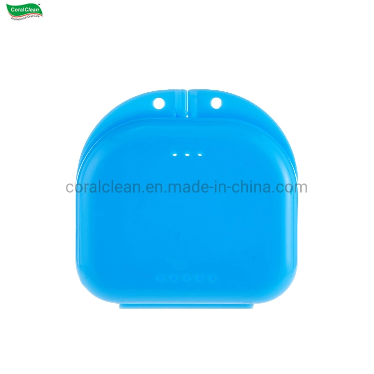 Manufacturer Logo OEM Cleaning Bath Box Denture Case Keep Clean