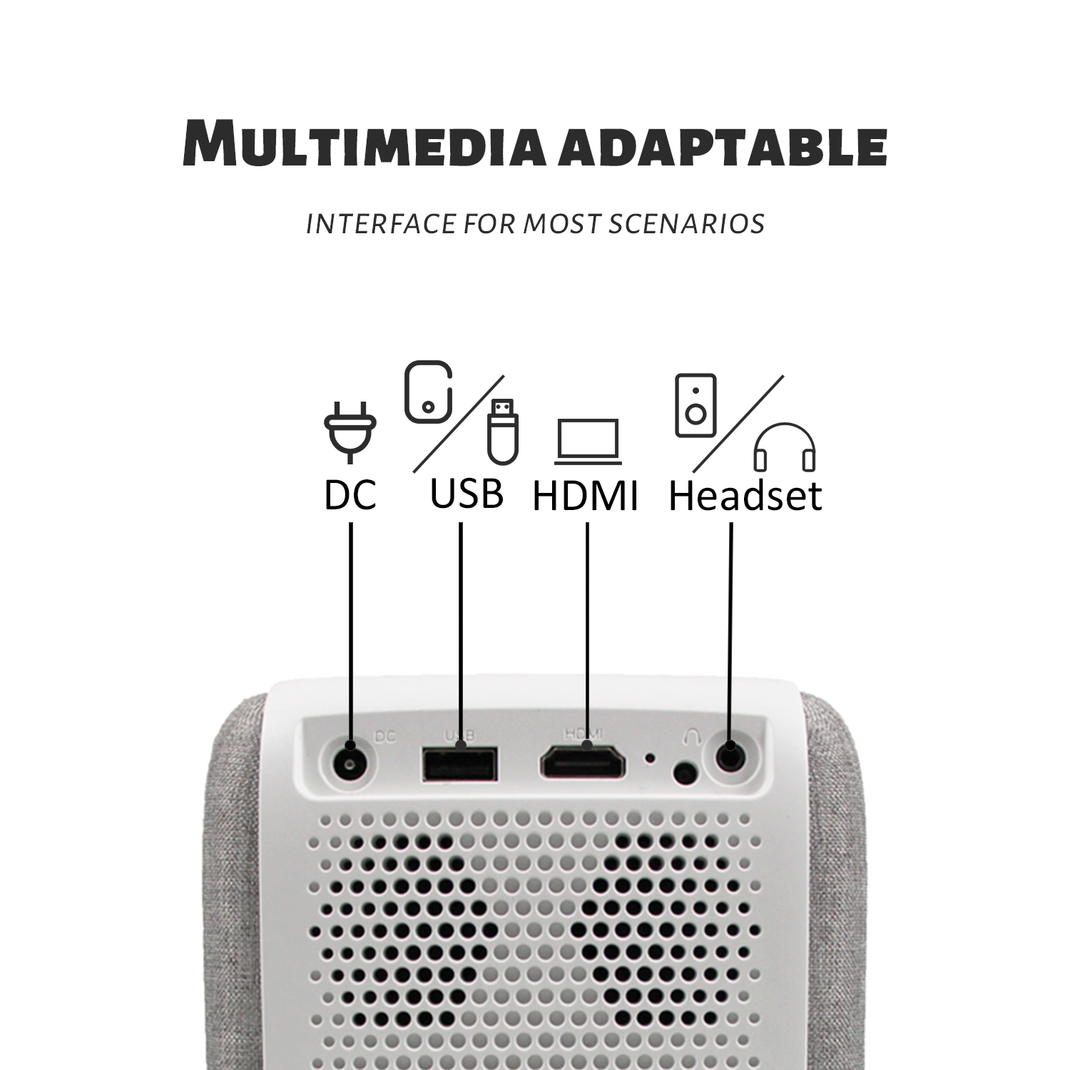 Internetfähige HiFi-Stereo-Lautsprecher, integrierte LED-Autofokus-LCD Sdk Verfügbar Für Den Heimgebrauch