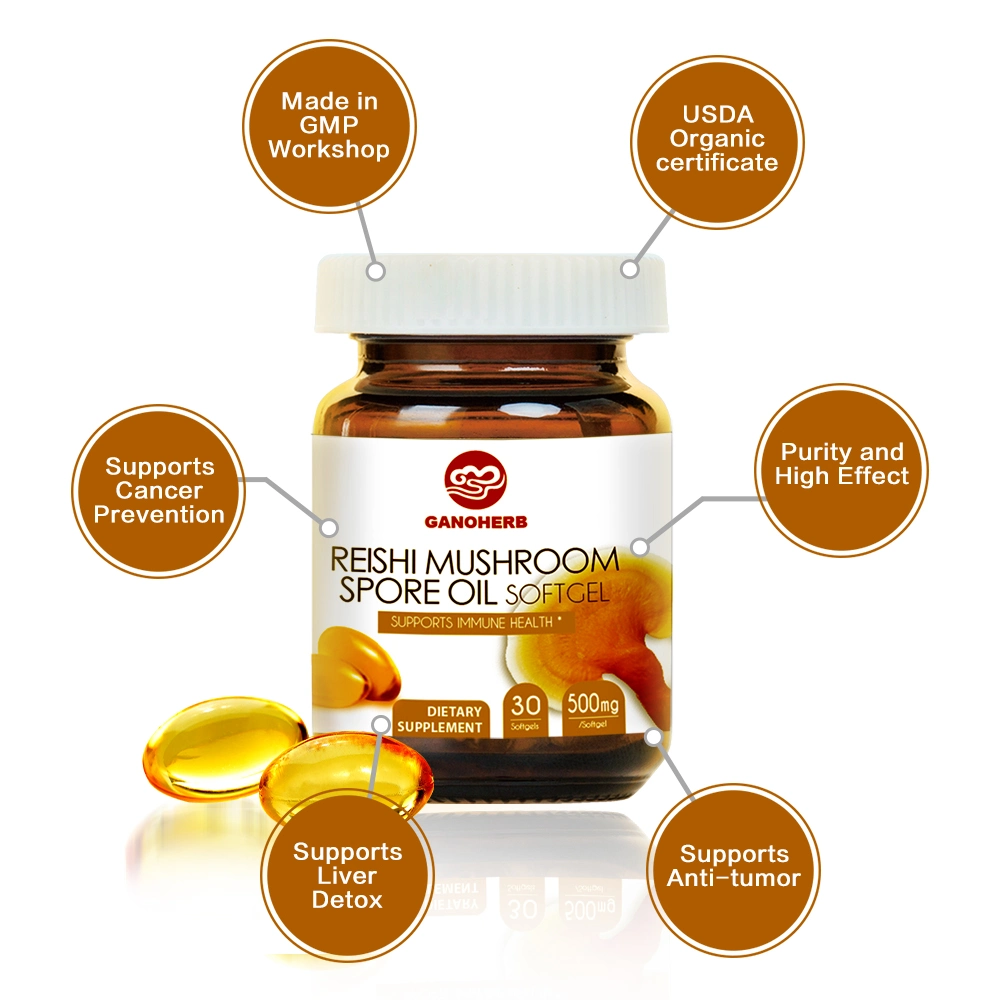 OEM Ganoherb Ganoderma Spore Oil Softgel