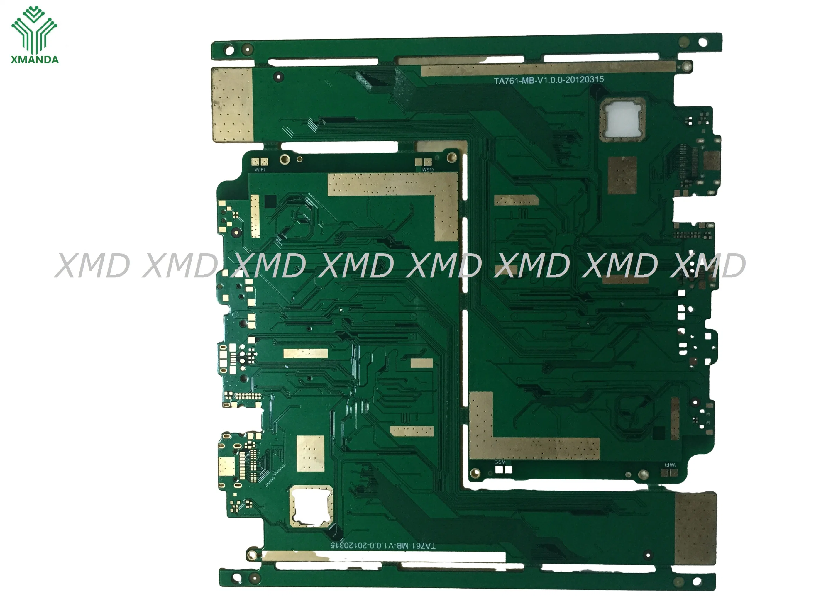 Customized Fr-4 Multilayer Controlled Impedance PCB for Power Controller 1 Oz 0.2mm