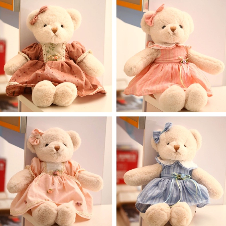 Girls Toy Kids Toy 25cm Skirt Teddy Bear as Children's Gift