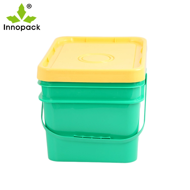 Factory Manufacturer 1L 2L Square Plastic Bucket Container for Food Packing