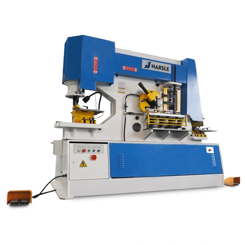 Multi-Purpose Q35y 12 Hydraulic Ironworker Combined Punching Cutting and Bending Function