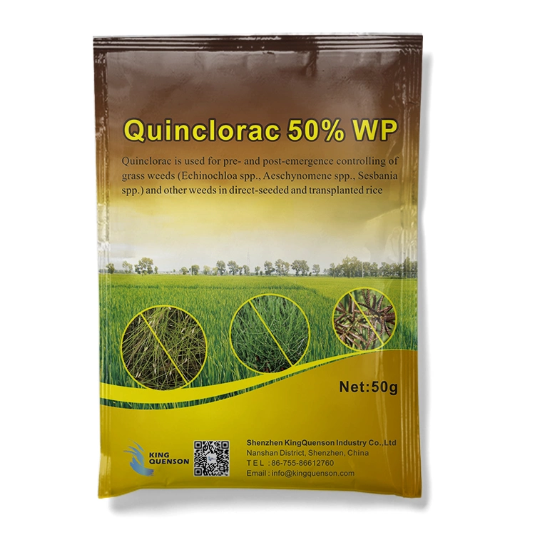 2019 Hot Sale Pesticide Herbicide Quinclorac 50% Wp Manufacturer