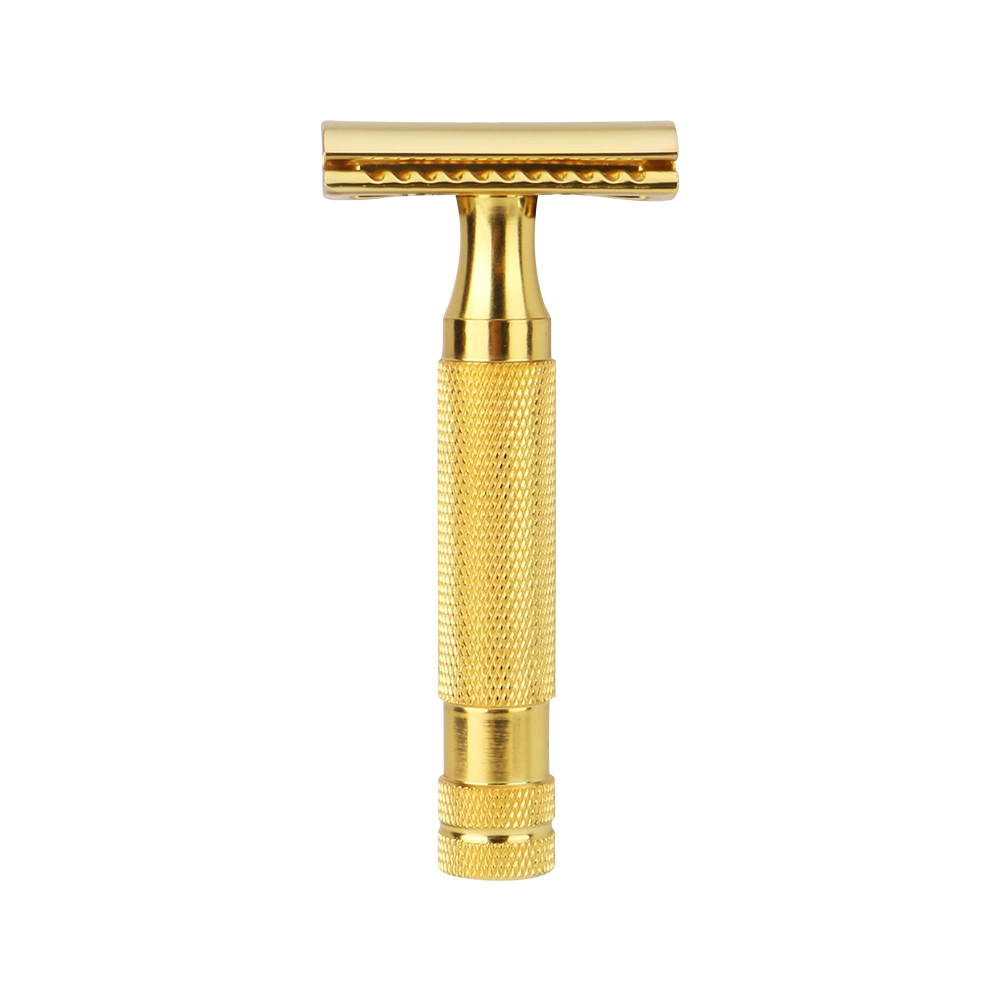 Ready to Ship Eco Friendly Brass Razor Handle Zero Waste Hair Removal Safety Razor