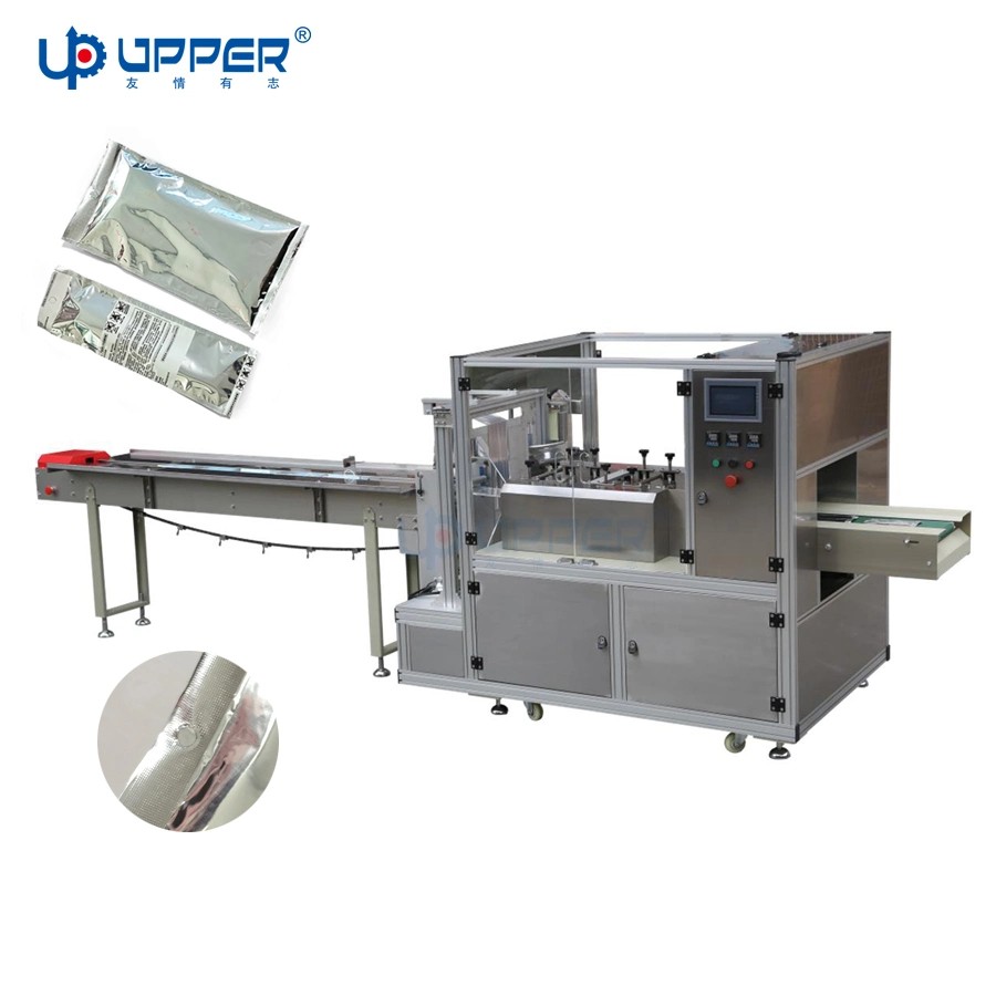 Portable Plastic Food Packaging Customization Color Printing Vacuum Composite Bag Automatic Plastic Bag Four-Side Sealing Packaging Machine