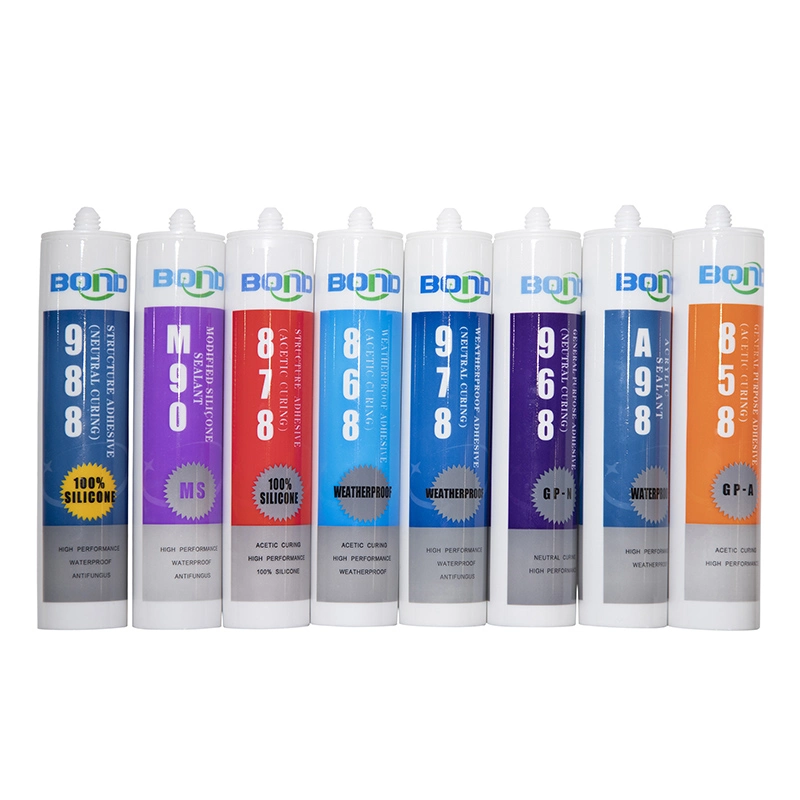 Silicone Sealant, Black, White and Grey Color for Brazil
