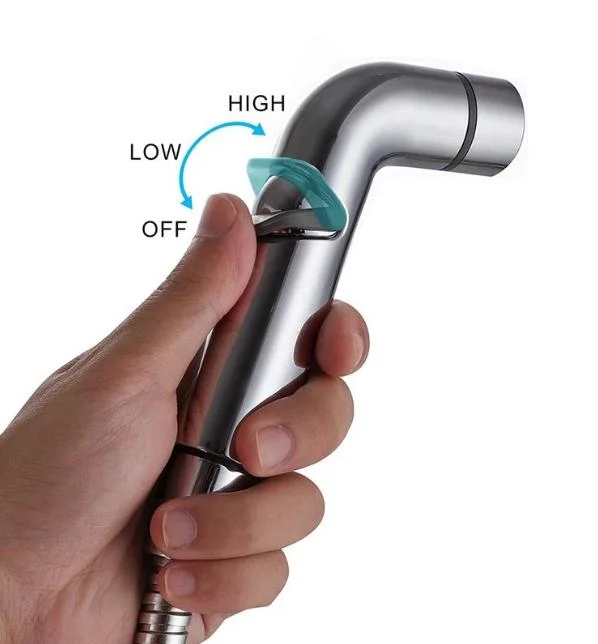 Flow Adjustable Bathroom Accessory Taps Spray Gun Toilet Hand sprayer Shattaf Bidet Spray Toilet Hand Shower