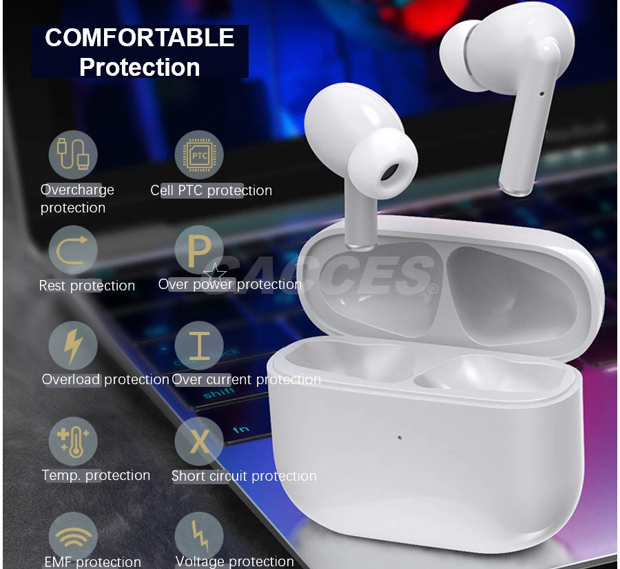 Wireless Earbuds,120h Playtime Bluetooth 5.3 Waterproof Touch Control True Wireless Bluetooth Headphone W/ Mic Earphones in-Ear Deep Bass Built-in Mic Bluetooth