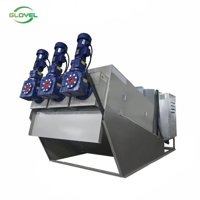 Industrial Production Slurry Clay Mineral Petroleum Processing Stacked Screw Dehydrator