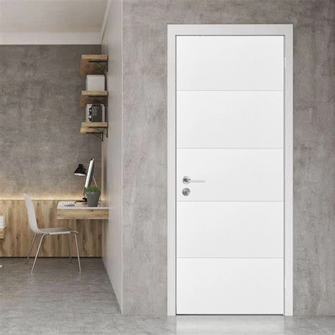 Internal MDF Interior Door White Lacquer Door with Good Price