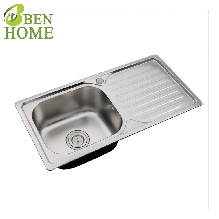 High quality/High cost performance  Kitchen Sink Stainless Steel with Board 304ss Sinks White Farmhouse Sink Kitchen