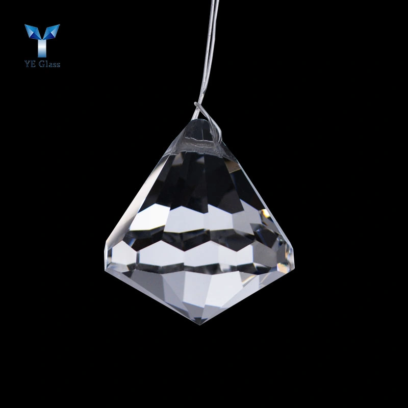 K9 Crystal Hanging Lighting Pendant Clear Glass Pendants for Chandelier