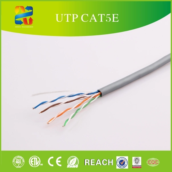 China RG6 Quad + cable UTP Cat5e Cable compuesto