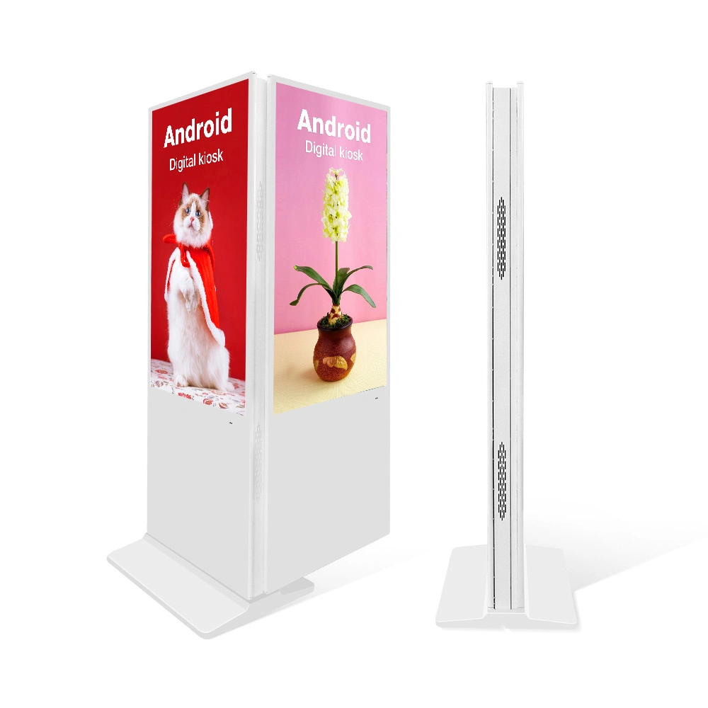 Hot Sale 55 65" Inch Wireless 4G Totem Display Billboard Double Sided Digital Signage