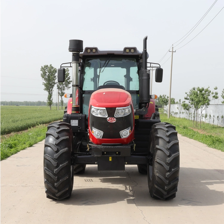 Reliable Quality Cheap Price Four-Wheel Drive 200HP Tractor/Big Rice Harvester Tractor / Farm Loader with Cab