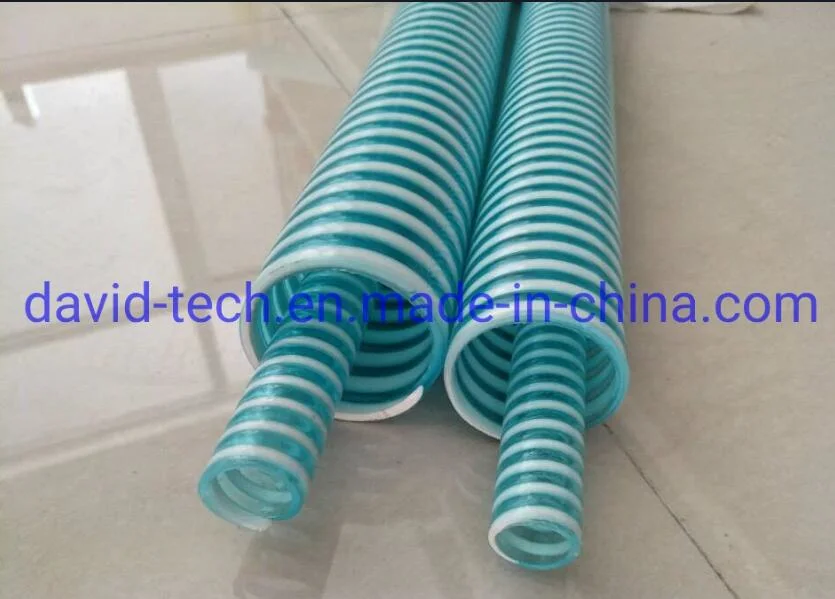 PVC Anti-UV Clear Spiral Steel Wire Fiber Reinforced Water Oil Delivery Transparent Polyester Spring Pipe Hose Tube