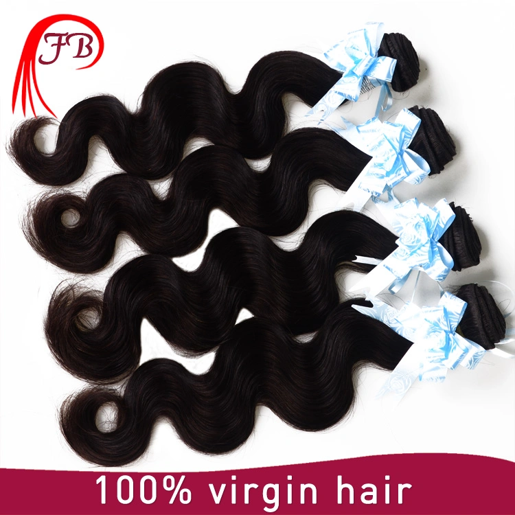 Chinese Wholesale/Supplier Distributors Hair Weavon, Body Wave Natural Color Braiding Hair Extension