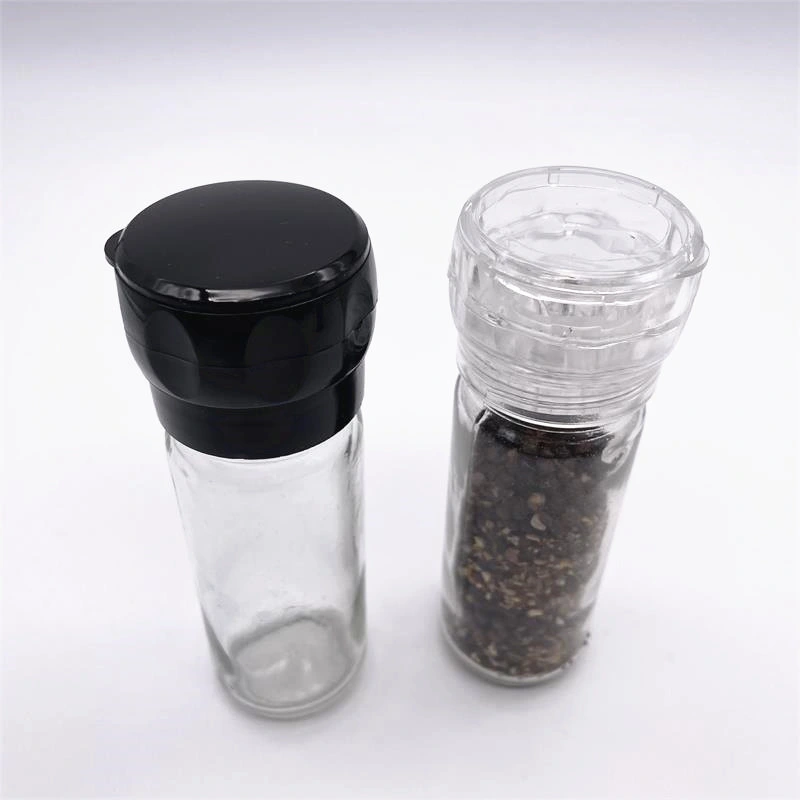 100ml Manual Glass Spice Grinder Salt and Pepper Mill Grinder Bottle