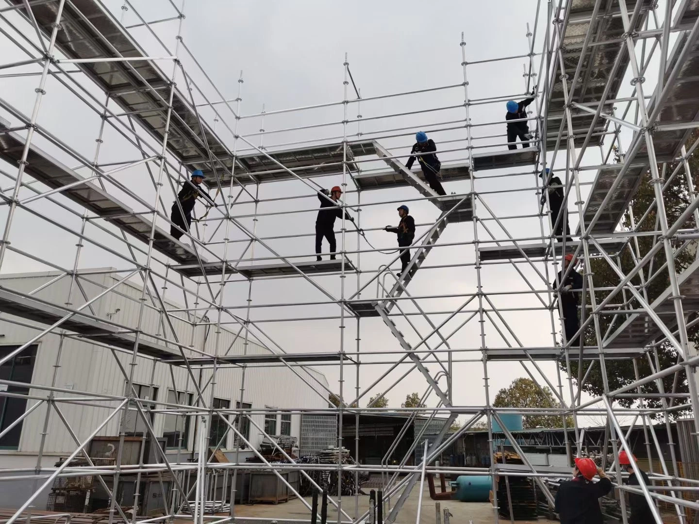 Building Construction Aluminum Mobile Tower Ladder Scaffolding Parts