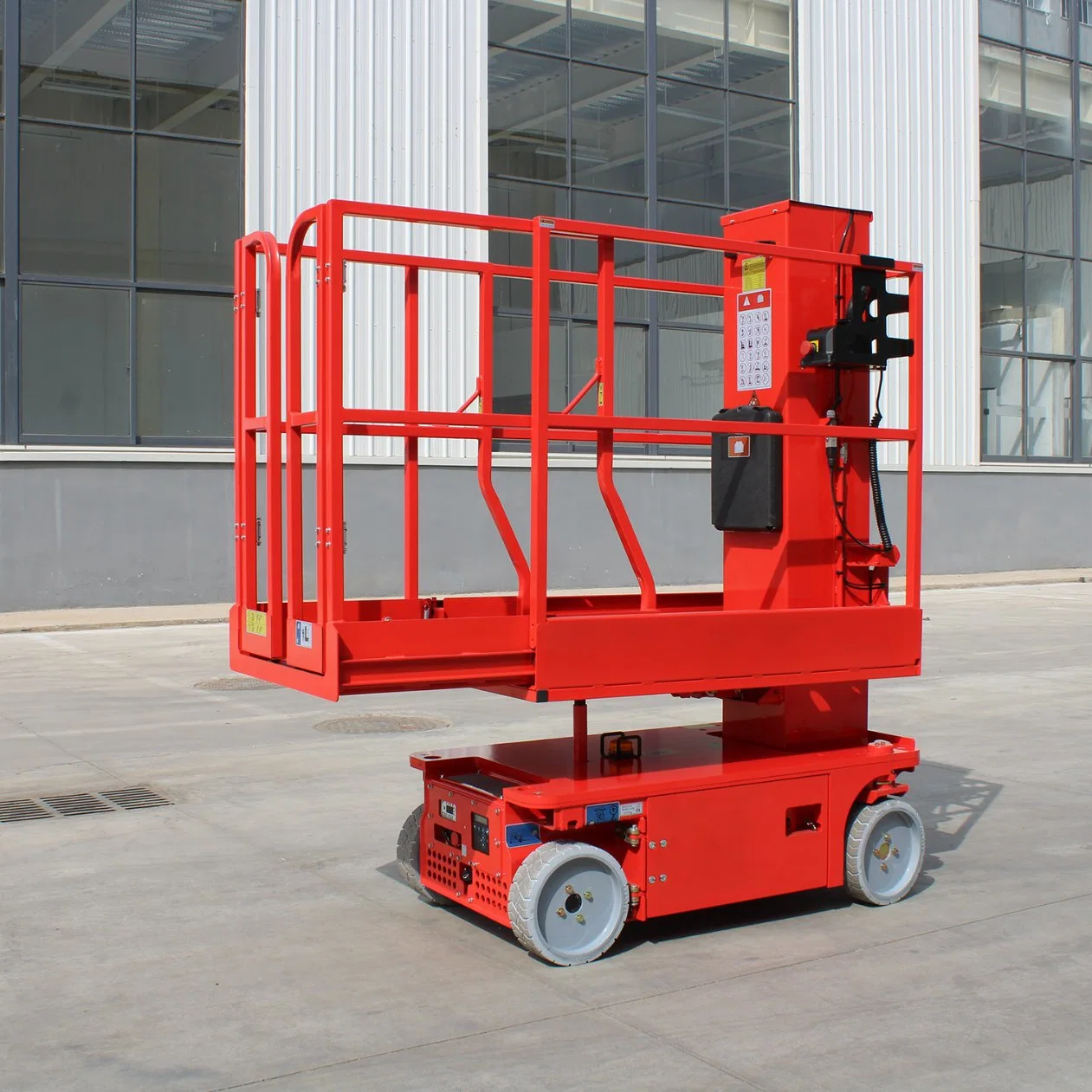 Column Type Aluminum Alloy High-Altitude Working Platform Self-Walking Working Platform Mast Maximum Lift 6m Lift Table