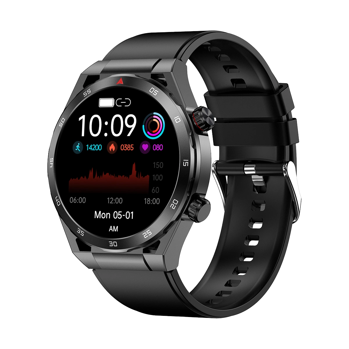 T80 glycémie appel Santé Smartwatch IP67 sang étanche oxygène Surveillance du glucose compatible avec Android et iOS