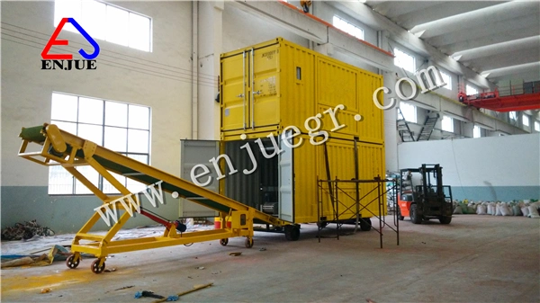 Dockside 50kg /100kg Containerized Wrapping Machine for Bulk Cargo Bagging and Weighing Unit