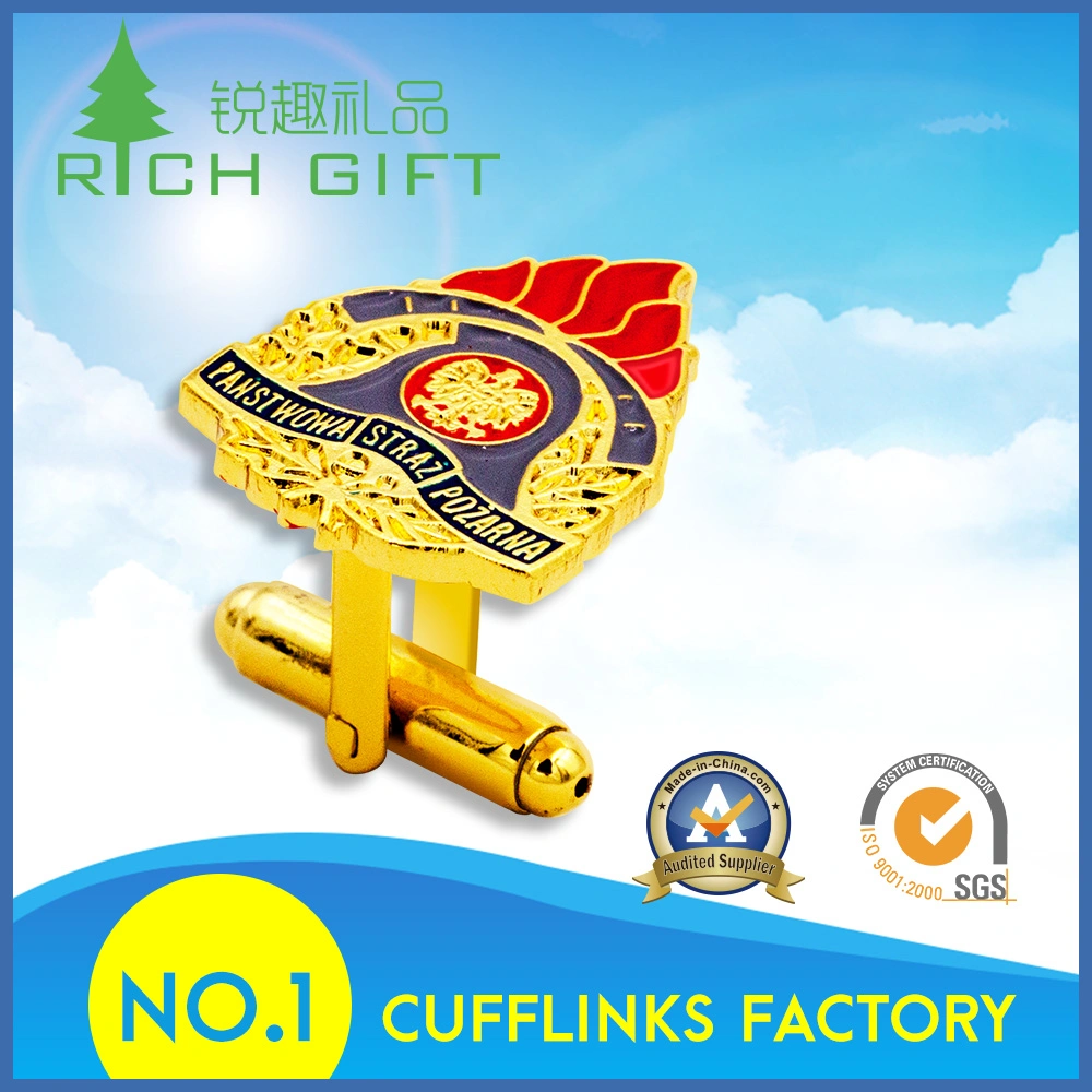 Customized Promotional Metal Brass Gold Badge Tie Pin Set Manufacturer