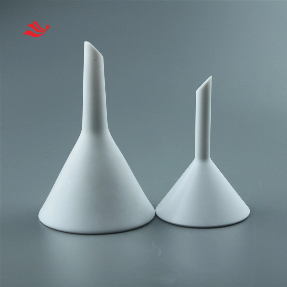 Corrosion Resistant Non-Stick Sample PTFE Funnel Laboratory Triangle Funnel