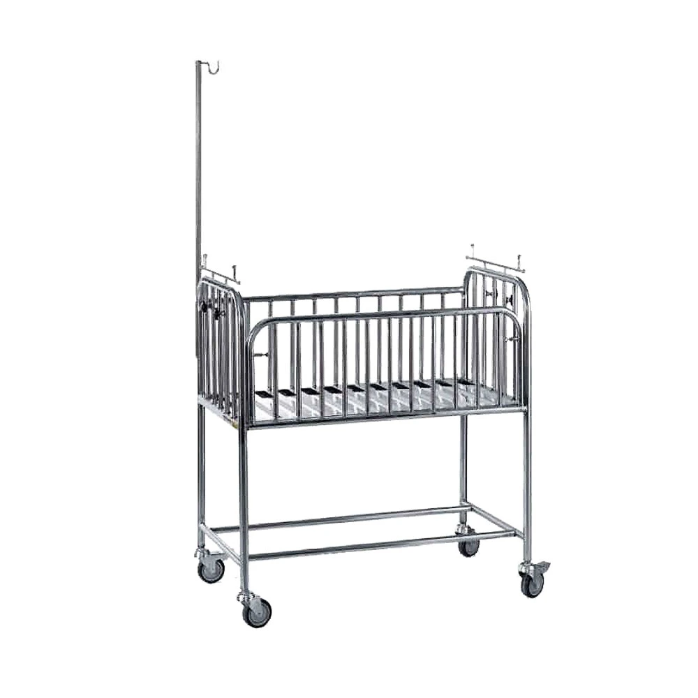 A5006 Medical Equipmen Edelstahl Baby Trolley für Krankenhaus