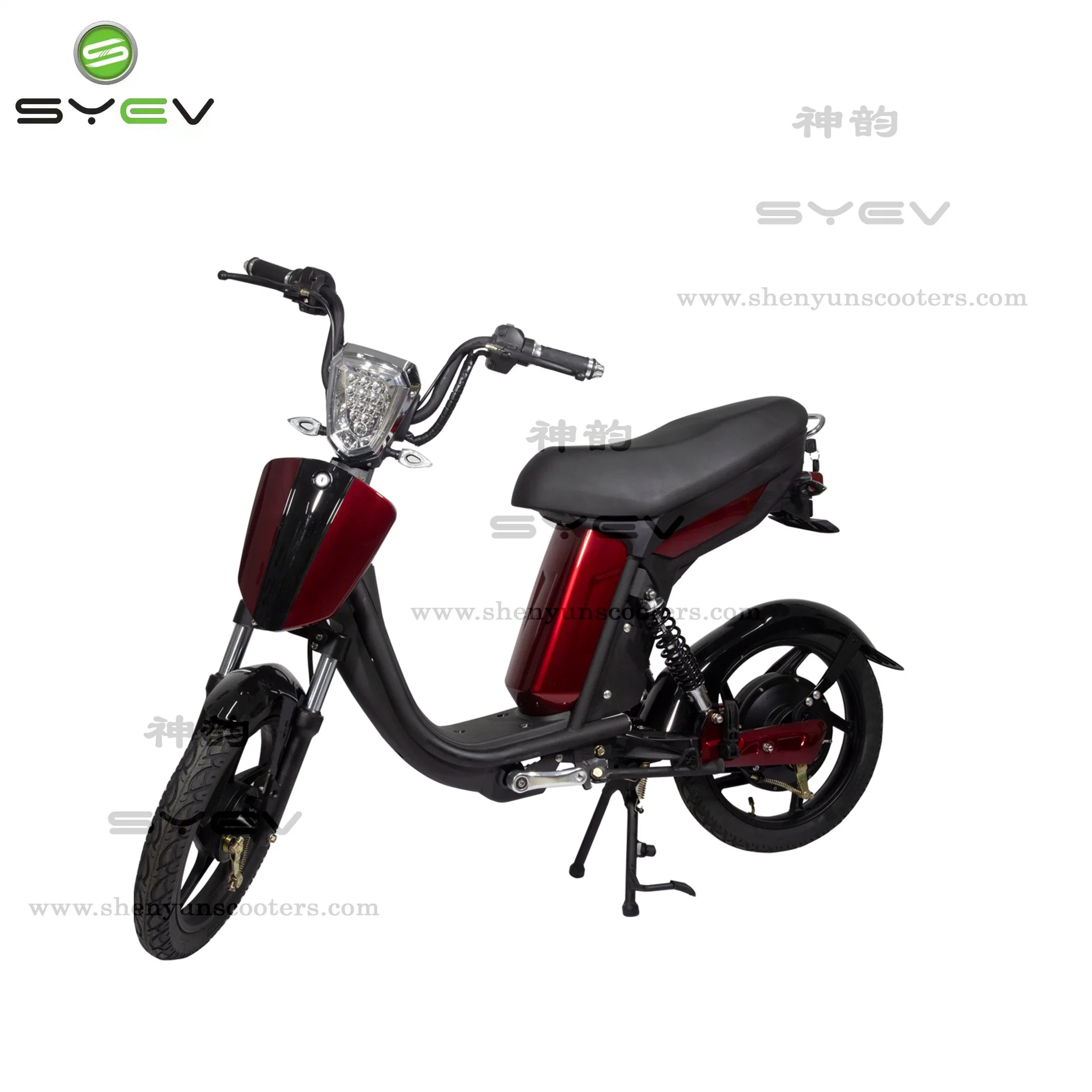 Syev моды электрический скутер велосипед 18" 48V электрический скутер при помощи педали управления подачей топлива