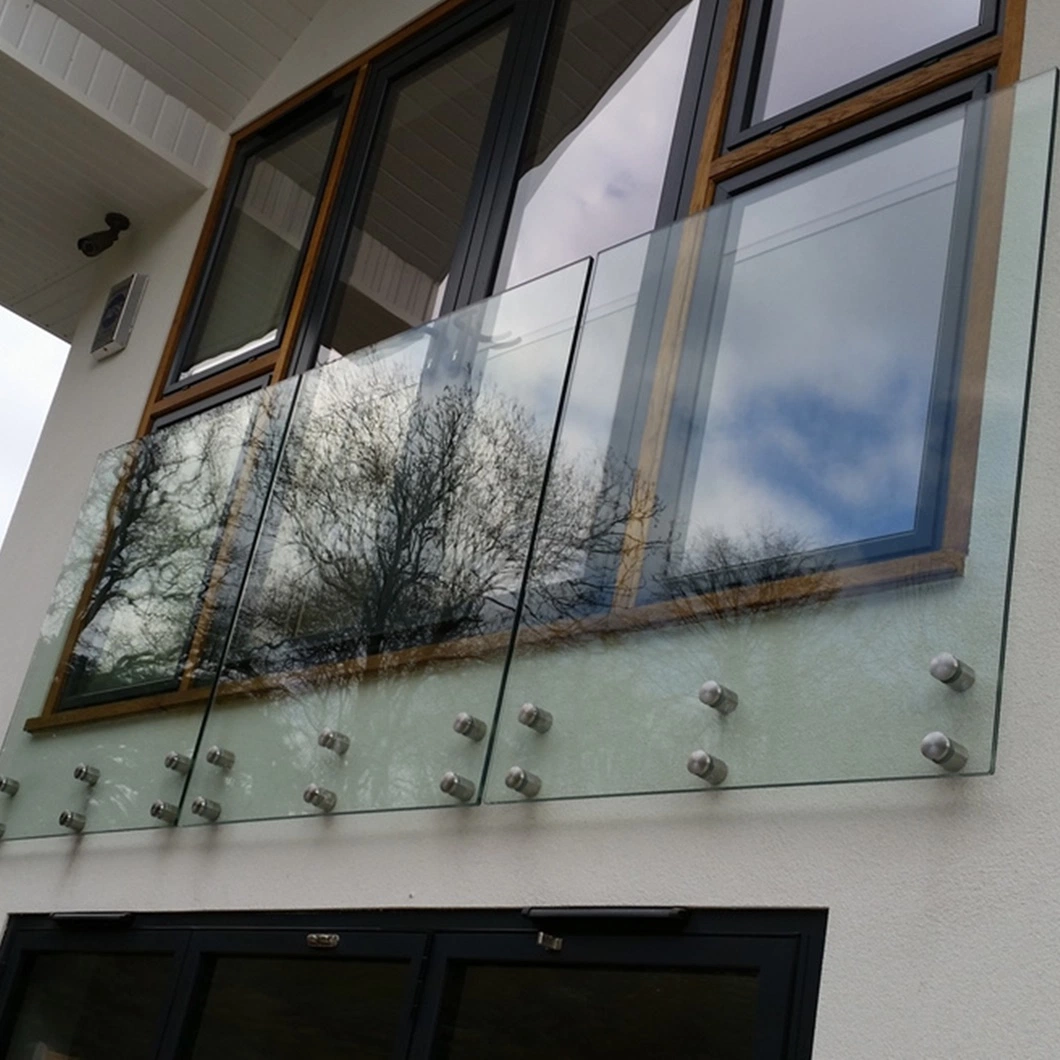 Non-Slip Balcony Handrail Bracket Stair Railing Glass Handrail Support