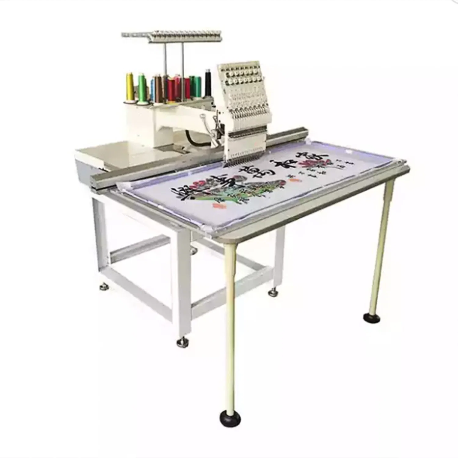 Custom Automatic Thread Trimming High Speed Computerized Multi Head Clothing Apparel Embroidery Machine