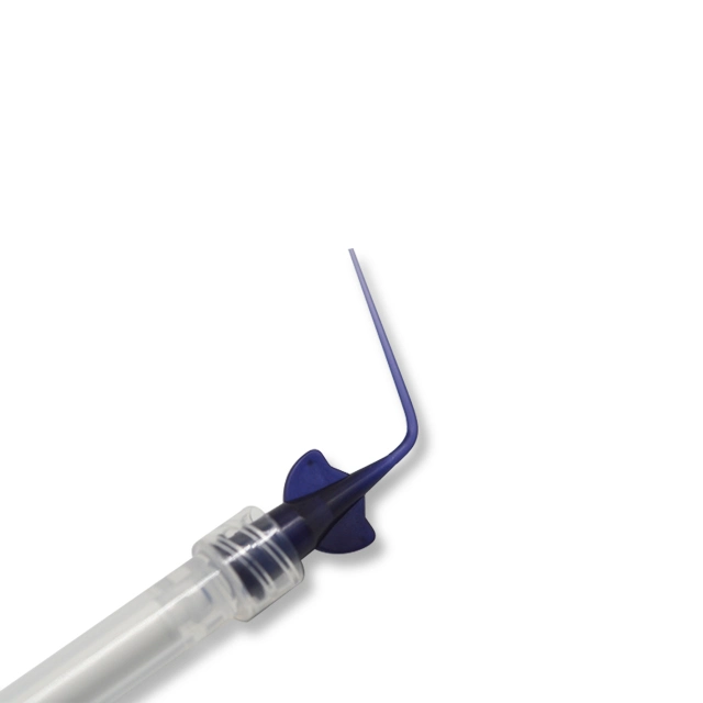 200PCS/Bag Blue White Transparent Dental Disposable Syringe Tip Teeth Irrigation Tips