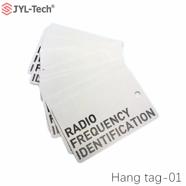 UHF Paper Hang Tag RFID Apparel Label Garment Tag for Clothing Tracking