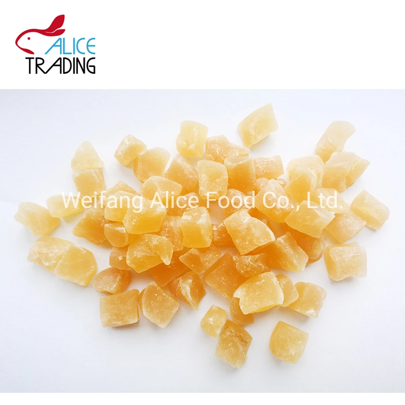 Organic New Crop Dried Fruits Price Candied Ginger Dried Ginger Cube