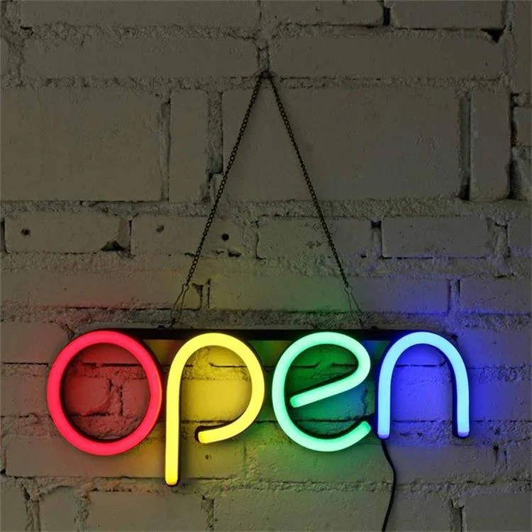 Wall Mounted Shop Front Open Sign LED Neon Light