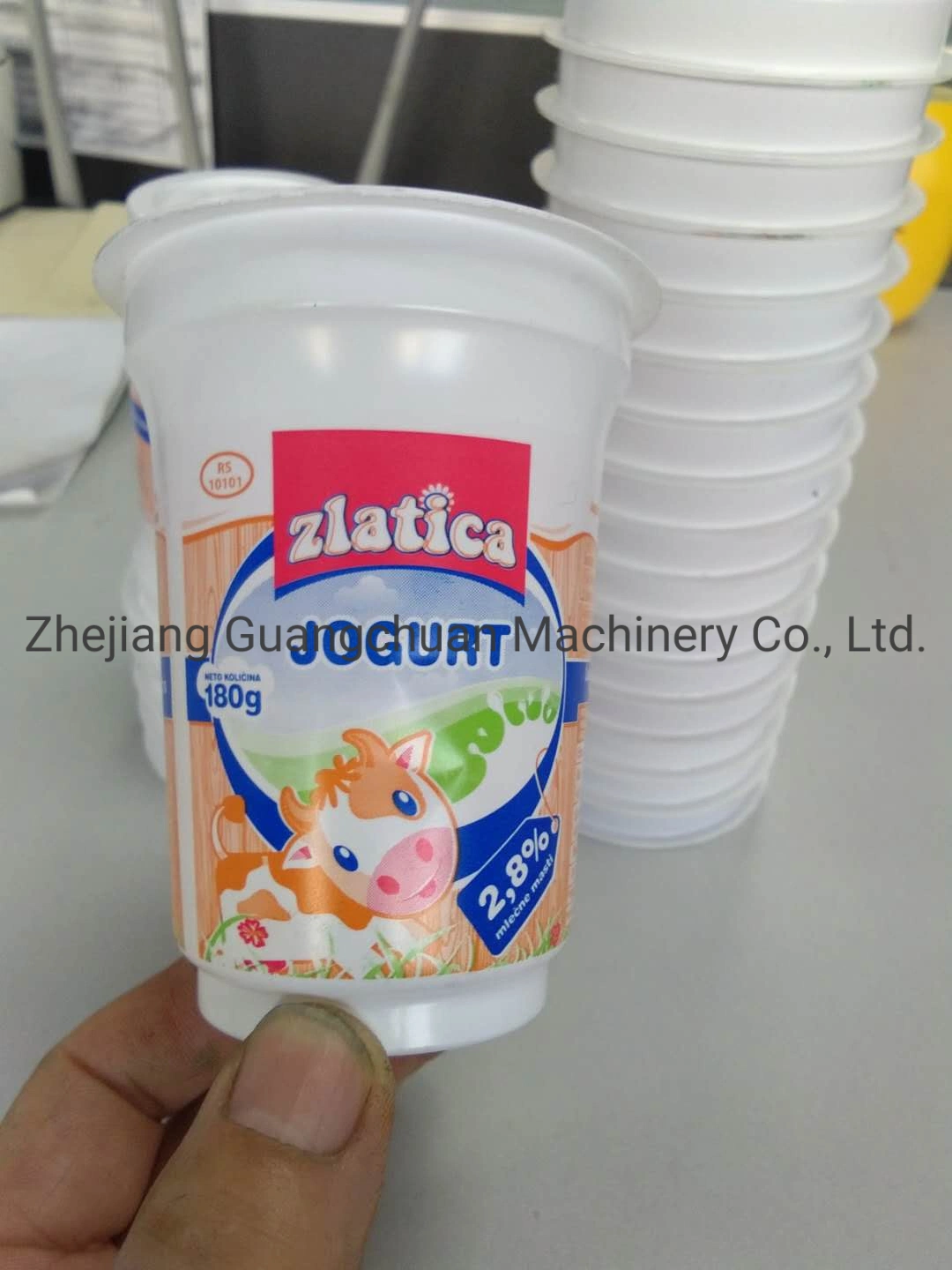 Cold Drink Cup Offset Printing Machine with Automatic Packing