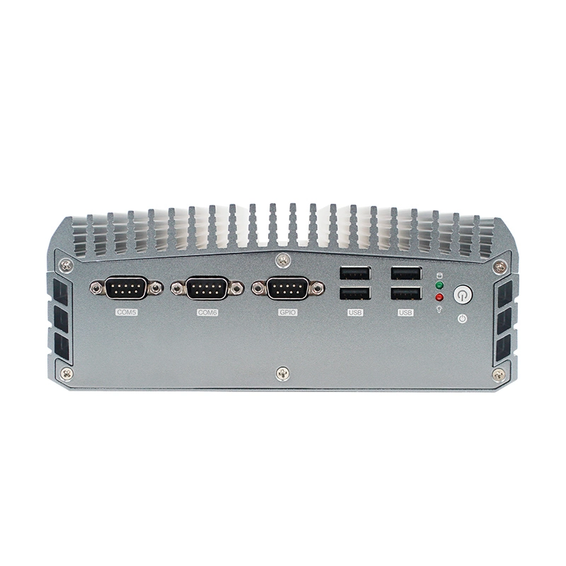 Fanless Industrial PC I3-8100u 2LAN VGA 2RS422 HD Mini PC 2USB3.0 DDR4 4USB2.0 SATA 4RS232 Fanless Industrial Computer