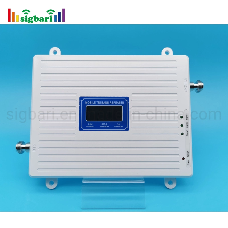 New Arrival Factory Price 900/2100/2600 MHz Triple Band Mobile Phone Signal Booster 2g/3G/4G Repeater