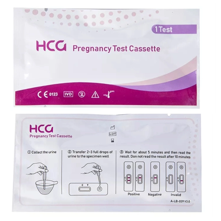 Quality HCG Test Cassette 99.8% Accuracy Cheap Rapid Pregnancy Test